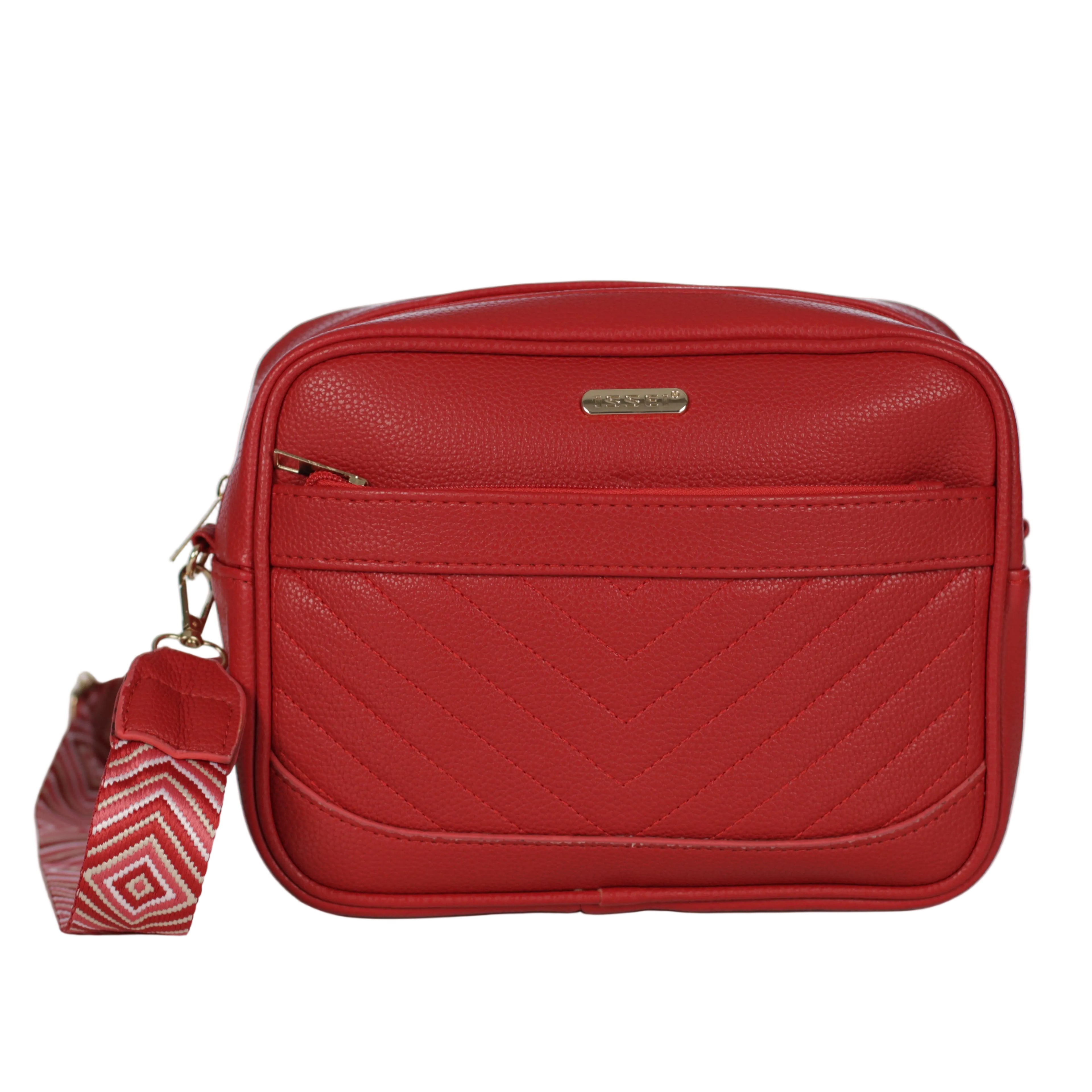BOLSO MANOS LIBRES ISSEI 1342 ROJO